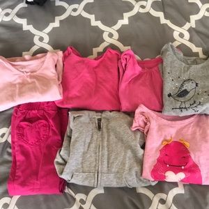 Girly-girls mostly Pink 3T cold weather bundle